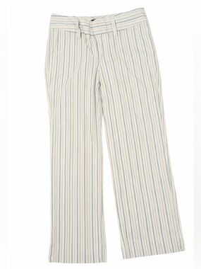 Express Editor Cropped Crop Striped Pants size 6